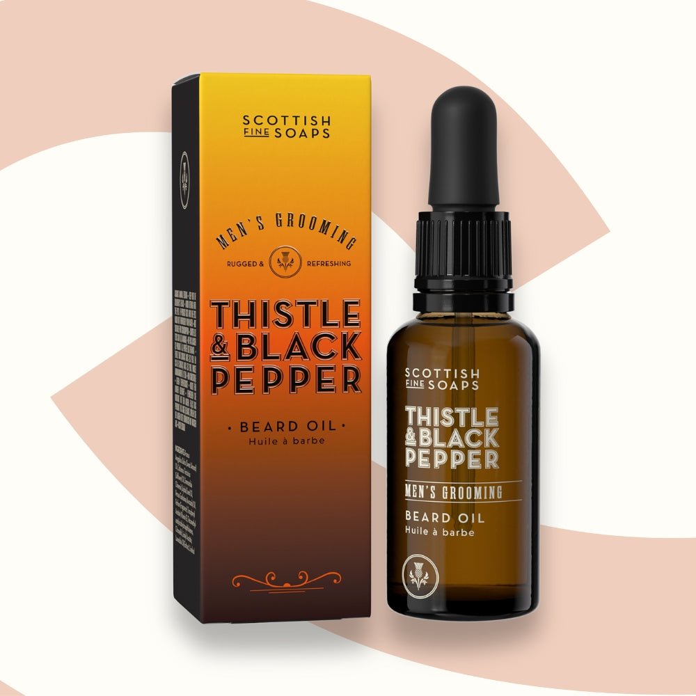 Thistle & Black Pepper Beard Oil 30ml - RUTHERFORD & Co