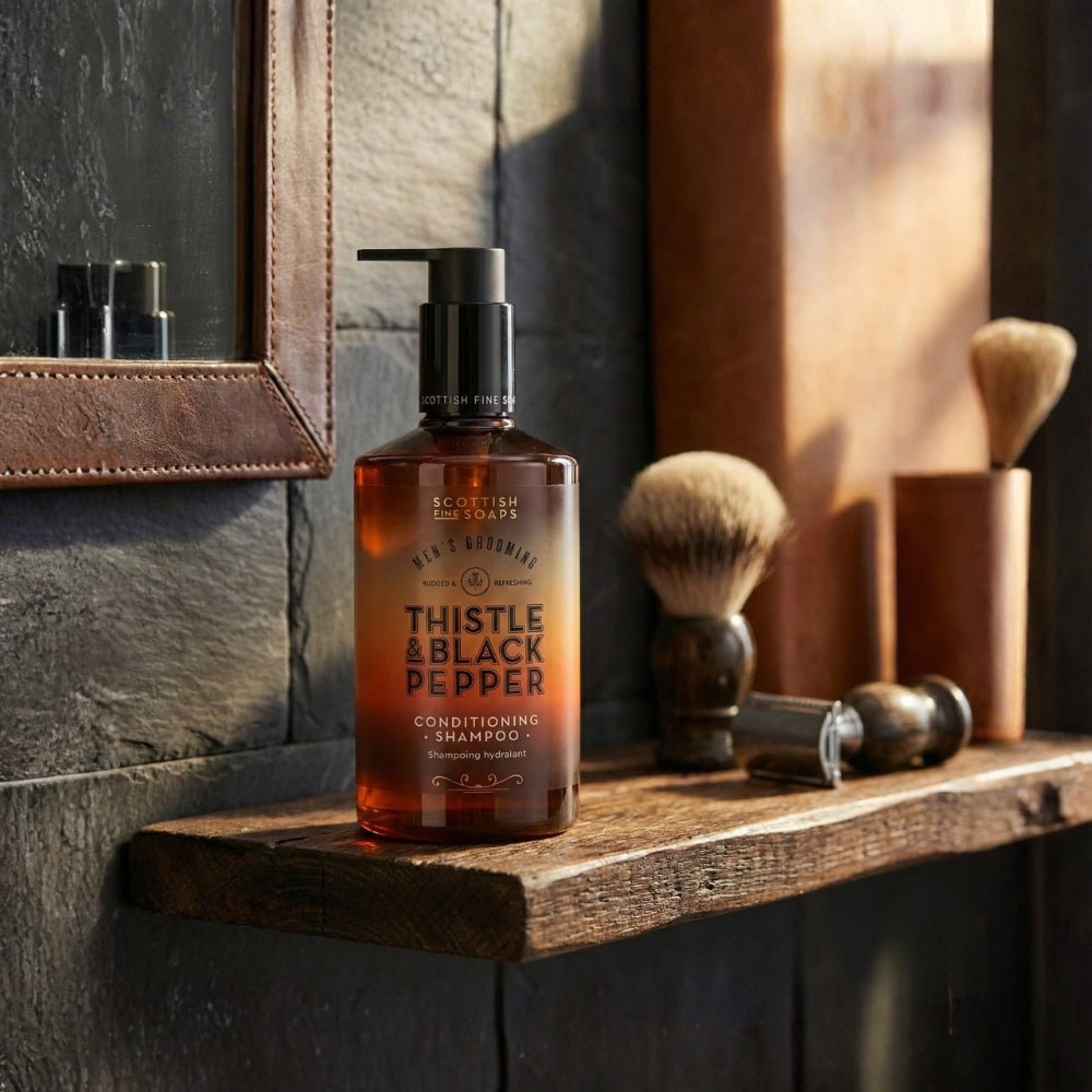 Thistle & Black Pepper Conditioning Shampoo 300ml - RUTHERFORD & Co