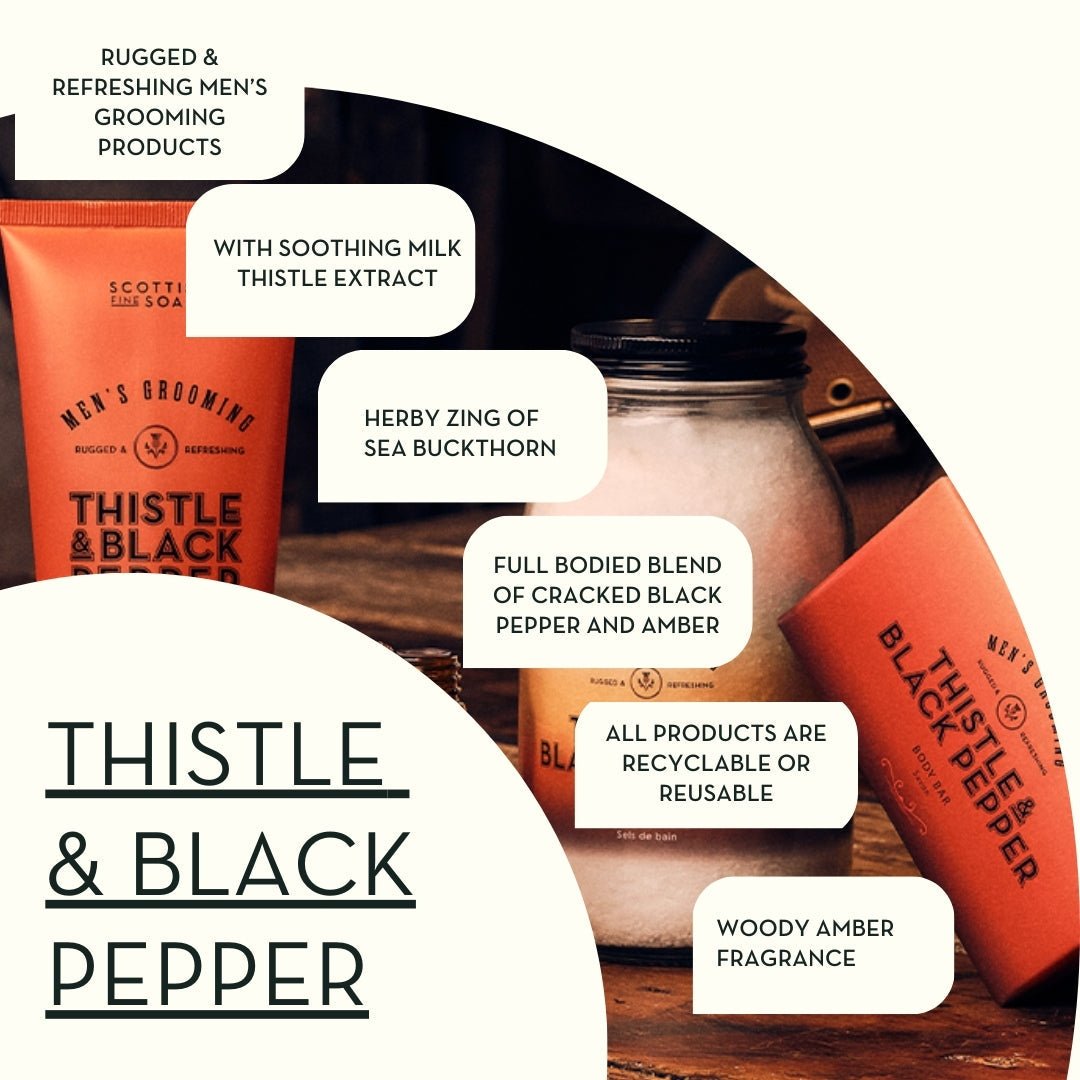 Thistle & Black Pepper Hand Wash 300ml Pump Bottle - RUTHERFORD & Co