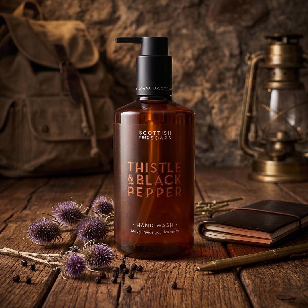 Thistle & Black Pepper Hand Wash 300ml Pump Bottle - RUTHERFORD & Co
