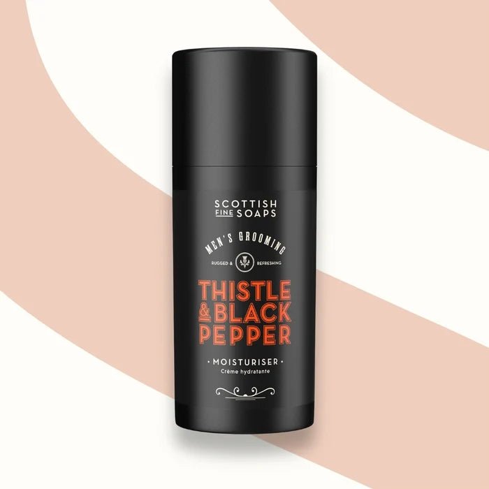 Thistle & Black Pepper Moisturiser - 100ml Pump Bottle - RUTHERFORD & Co