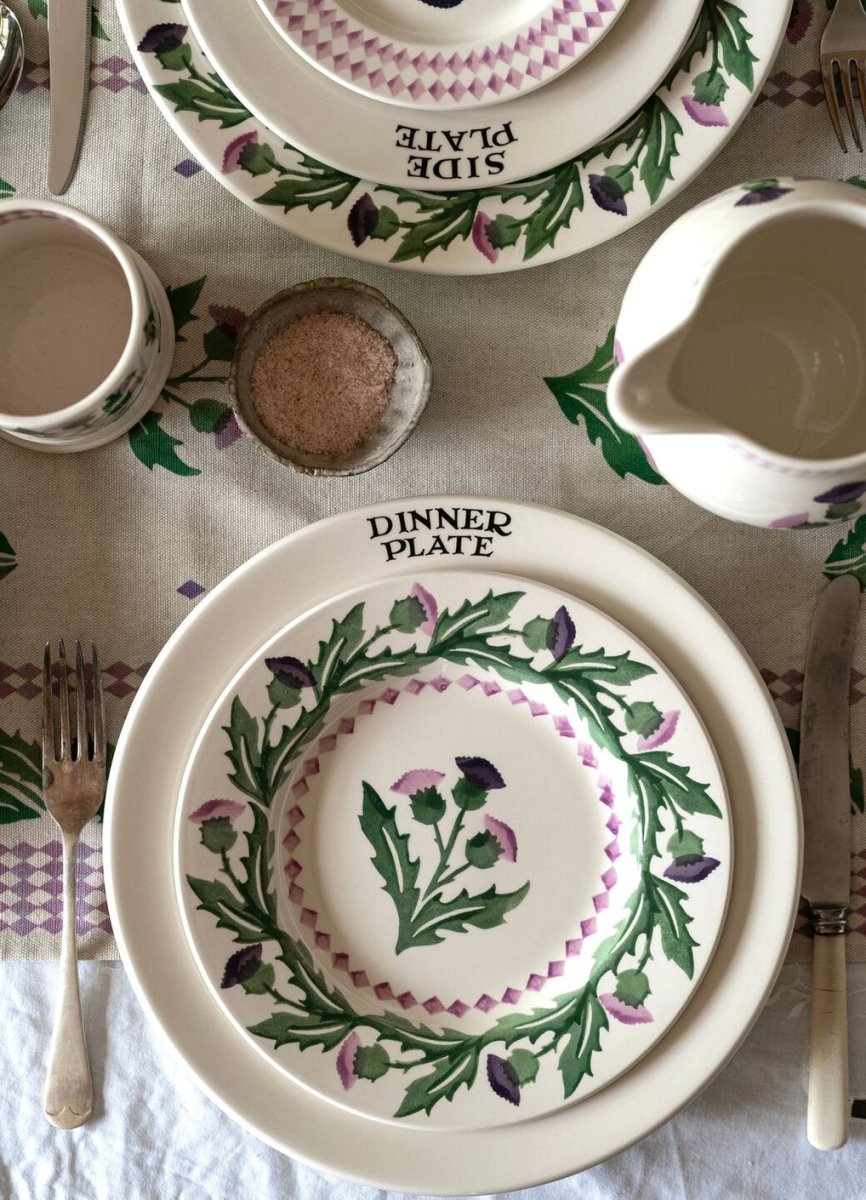 Thistle Medium Dinner Plate, 8.5 Inch - RUTHERFORD & Co
