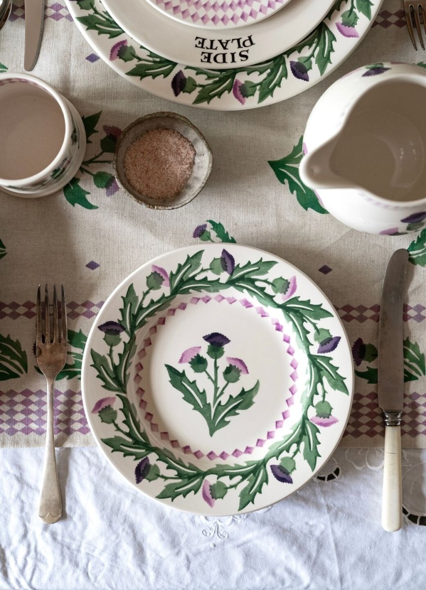Thistle Medium Dinner Plate, 8.5 Inch - RUTHERFORD & Co