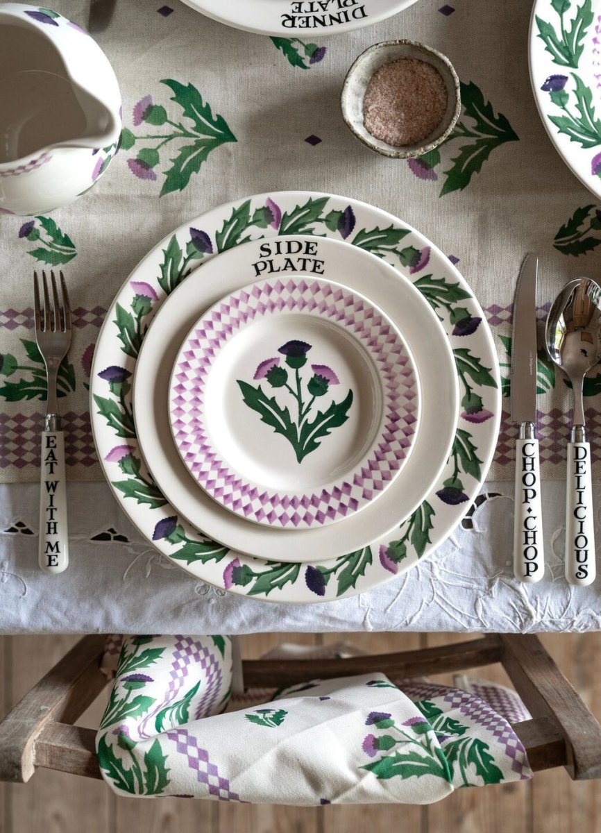 Thistle Small Side Plate, 6.5 Inch - RUTHERFORD & Co