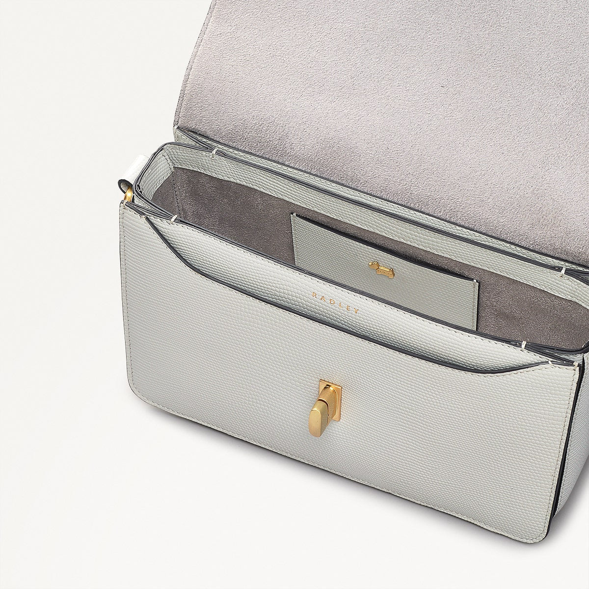 THREADNEEDLE STREET - FAUX LIZARD/MIST/SMALL FLAPOVER CROSSBODY - RUTHERFORD & Co