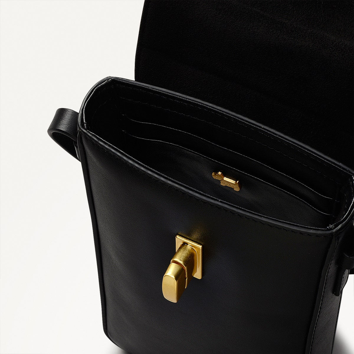 THREADNEEDLE STREET/BLACK/MEDIUM PHONE CROSSBODY - RUTHERFORD & Co