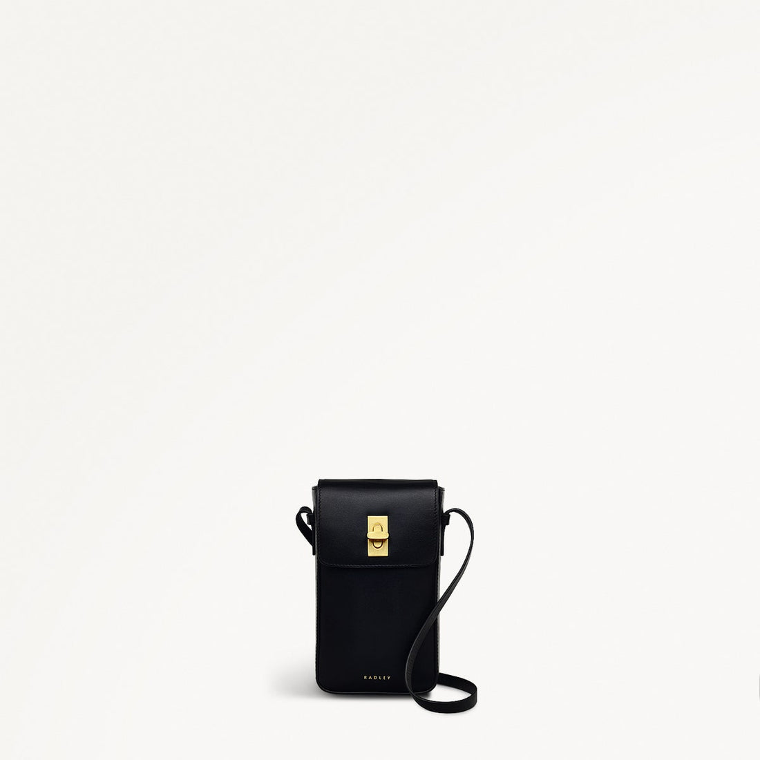 THREADNEEDLE STREET/BLACK/MEDIUM PHONE CROSSBODY - RUTHERFORD & Co
