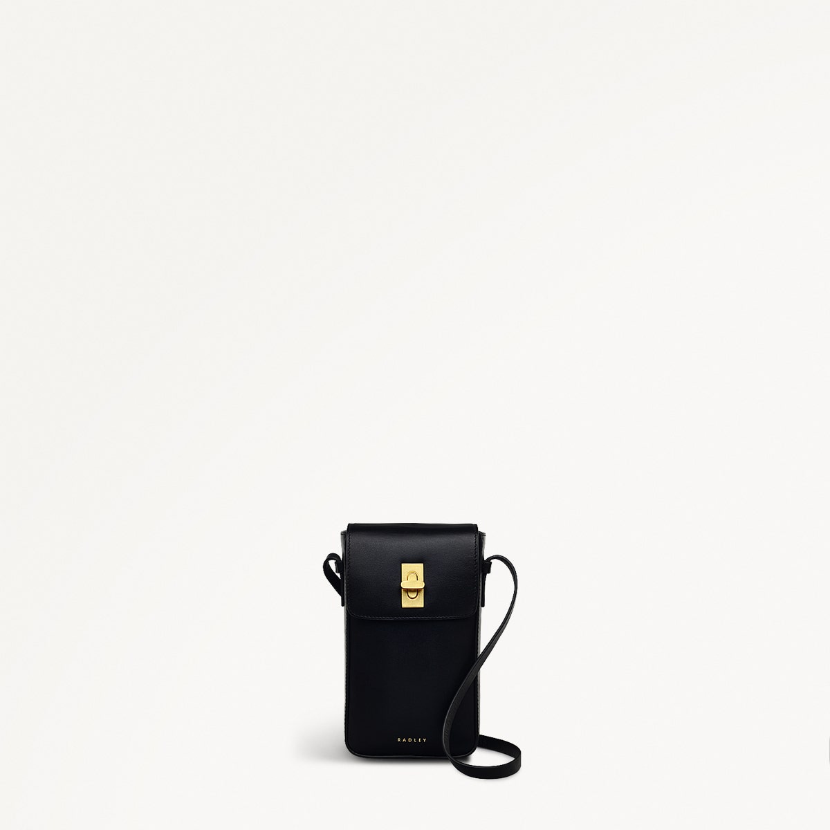 THREADNEEDLE STREET/BLACK/MEDIUM PHONE CROSSBODY - RUTHERFORD & Co