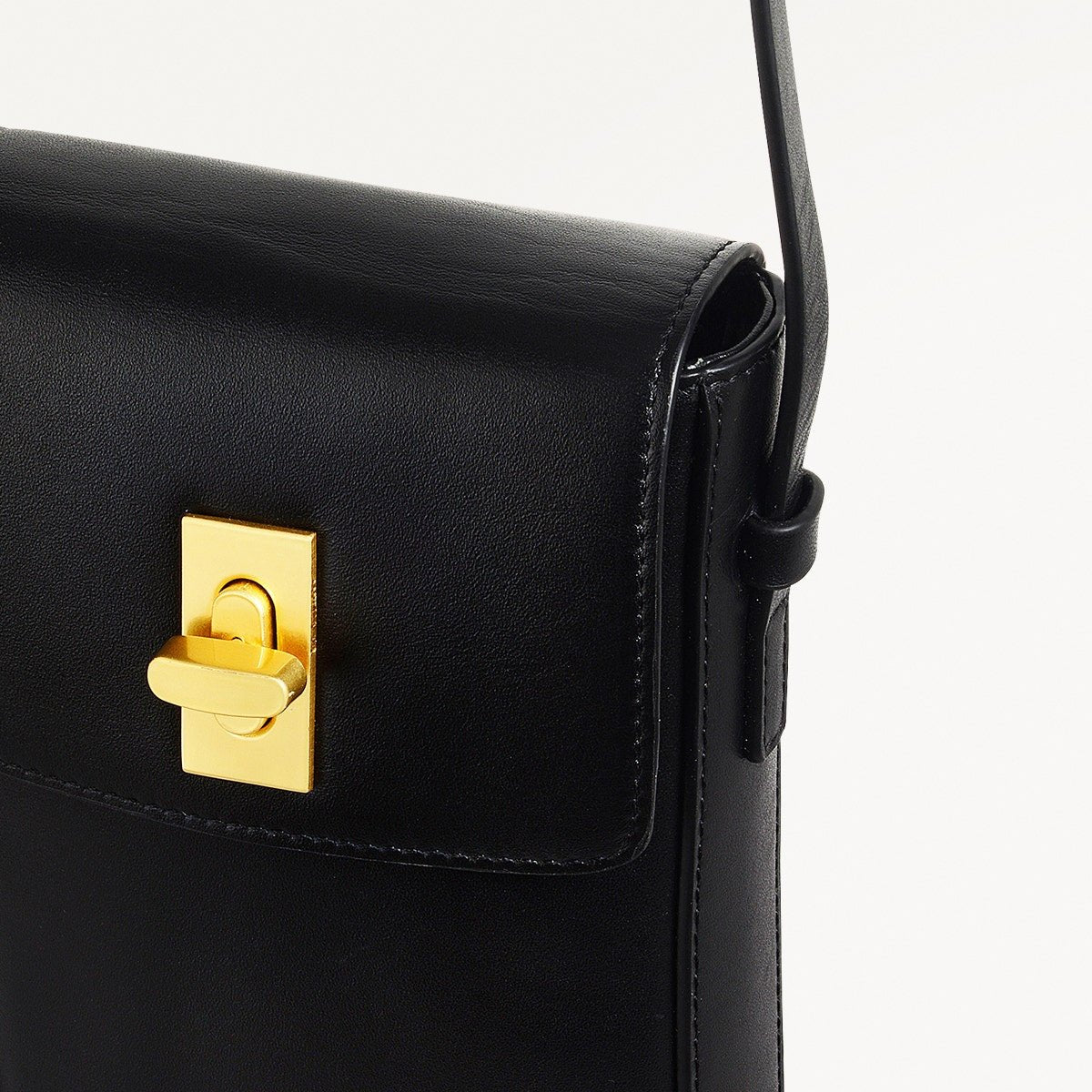 THREADNEEDLE STREET/BLACK/MEDIUM PHONE CROSSBODY - RUTHERFORD & Co