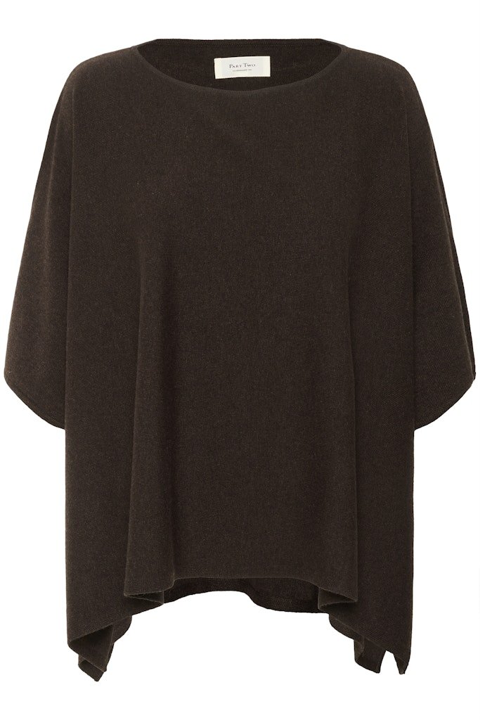 TilannaPW Po Poncho - Chocolate Torte Melange - RUTHERFORD & Co