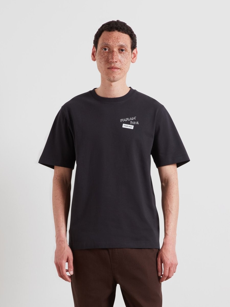 Tilsworth Graphic T-Shirt In Black - RUTHERFORD & Co
