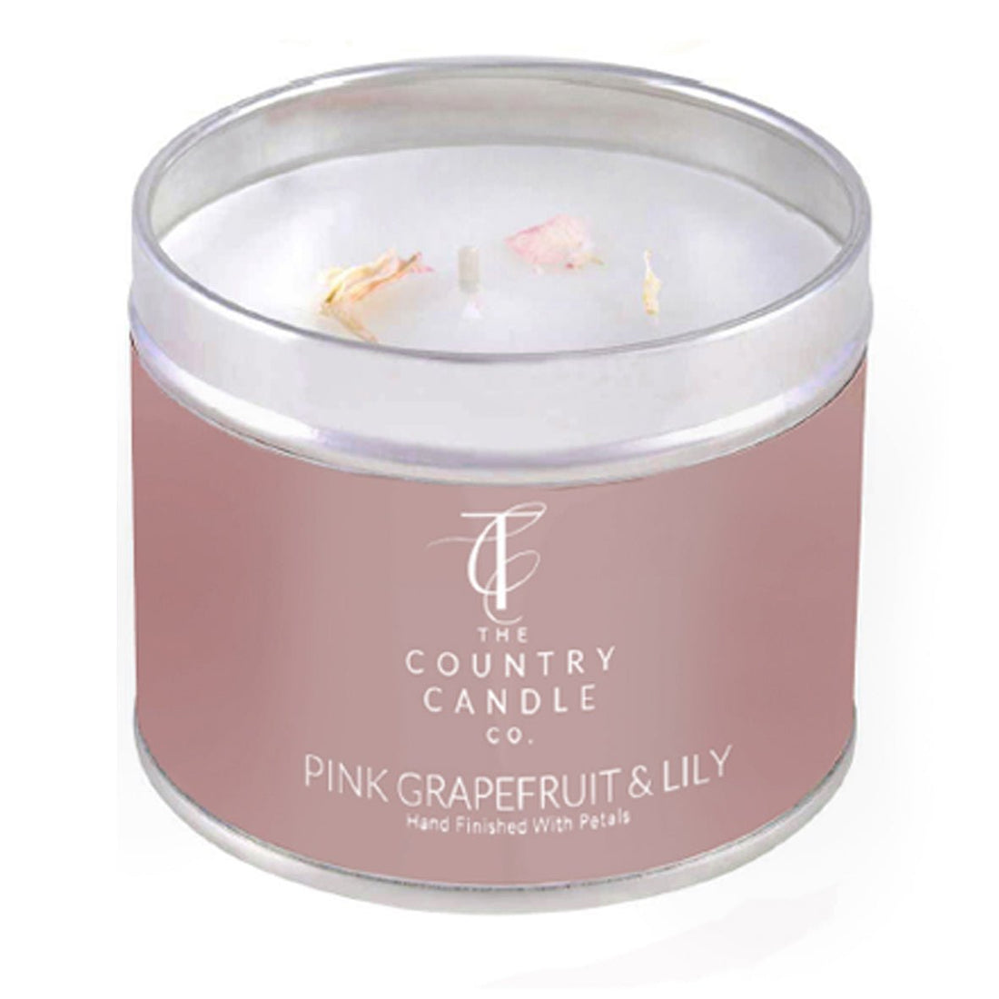 Tin Candle Pastel - Pink Grapefruit & Lily - RUTHERFORD & Co