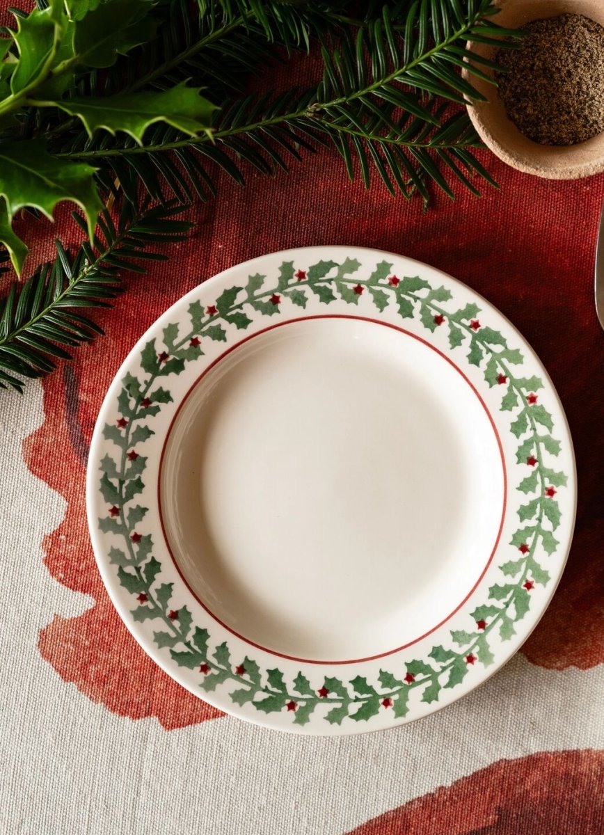 Tiny Holly Small Side Plate, 6.5 Inch - RUTHERFORD & Co