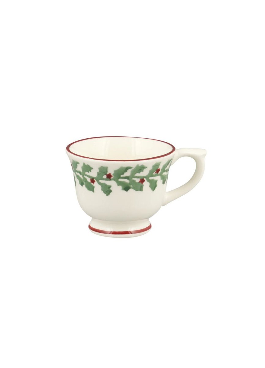 Tiny Holly Tiny Teacup Decoration Boxed - RUTHERFORD & Co