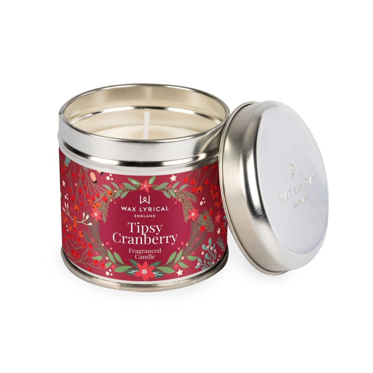 Tipsy Cranberry Tin Candle - RUTHERFORD & Co
