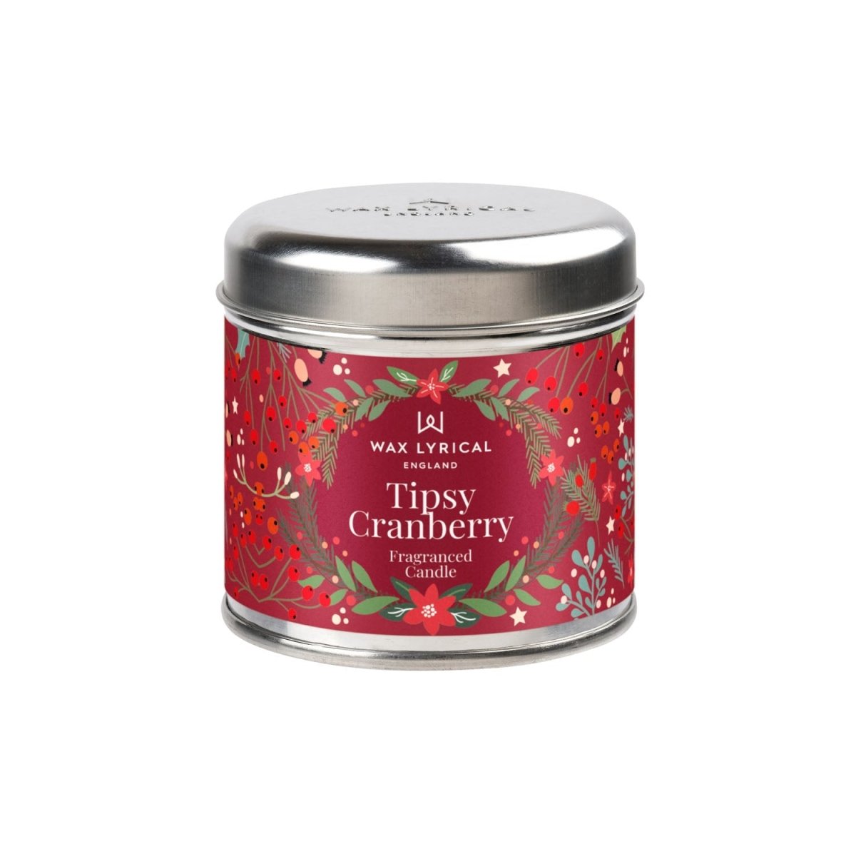 Tipsy Cranberry Tin Candle - RUTHERFORD & Co