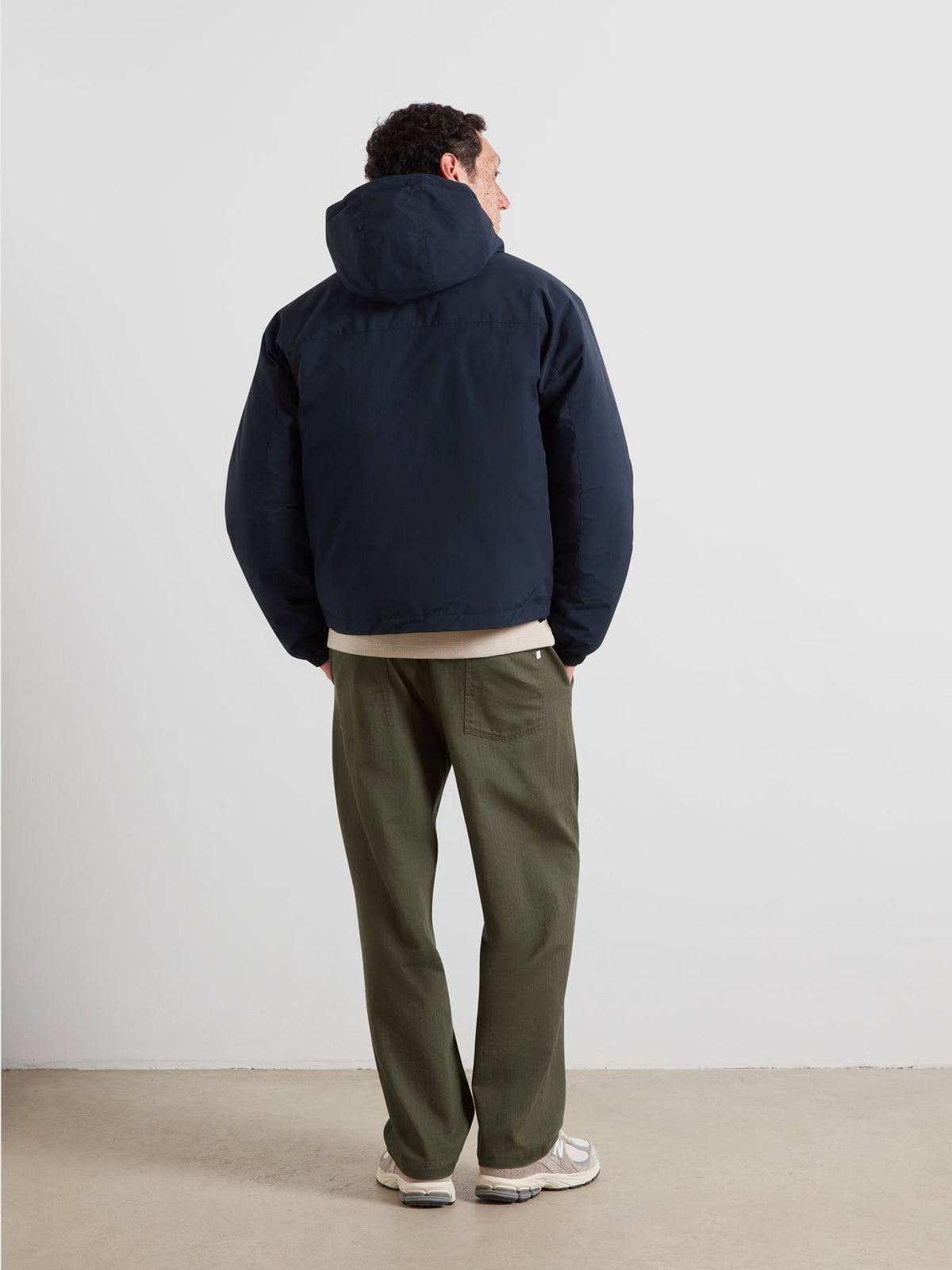 Shenley Wadded Jacket In True Navy
