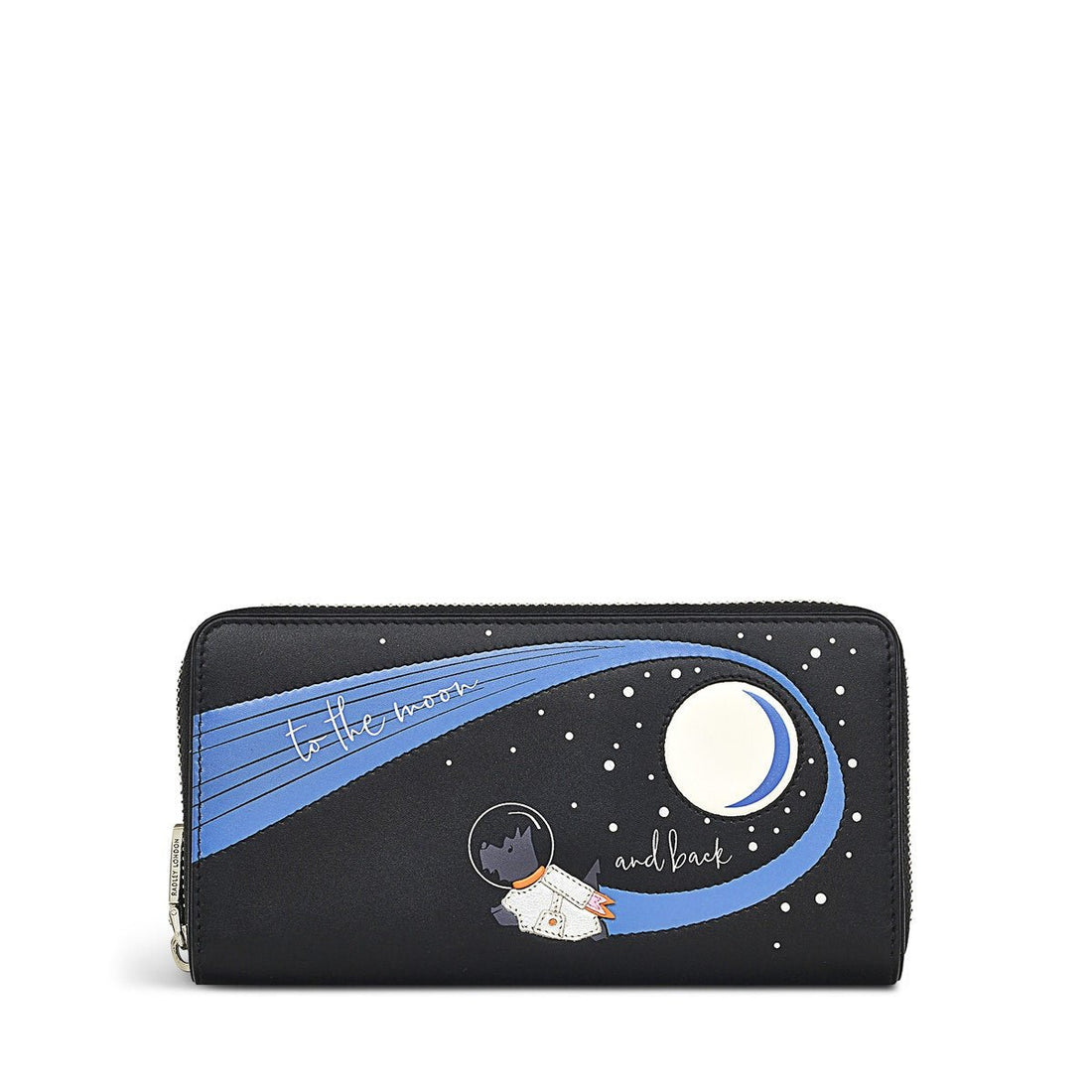 TO THE MOON AND BACK AGAIN Large Zip Around Matinee - RUTHERFORD & Co