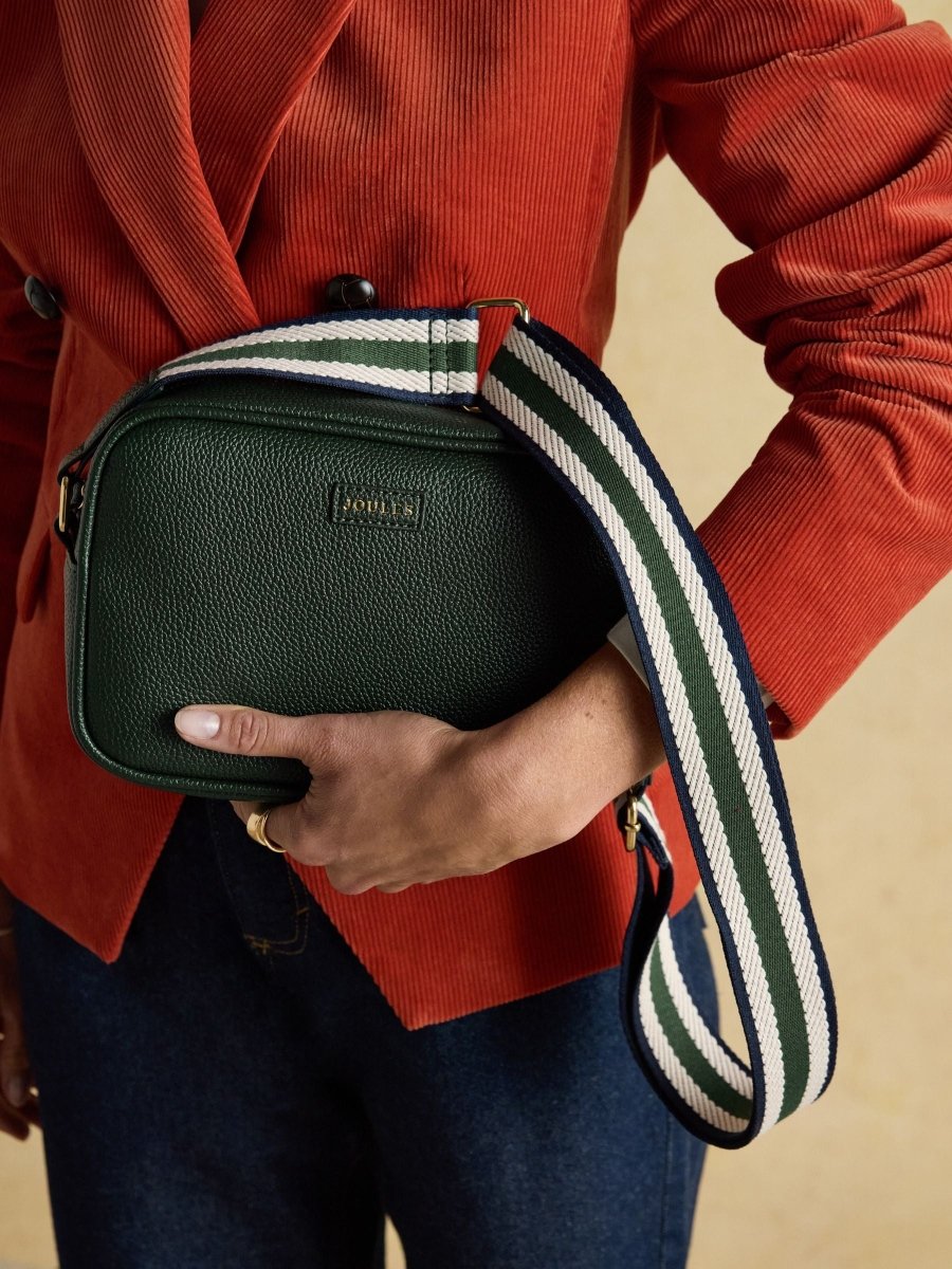Trent Dark Green Adjustable Cross Body Bag - RUTHERFORD & Co