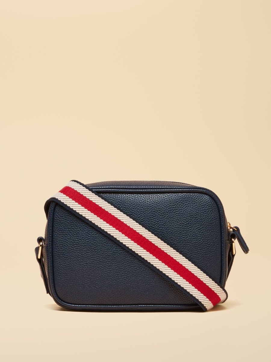 Trent Navy Cross Body Bag with Adjustable Thick Strap - RUTHERFORD & Co