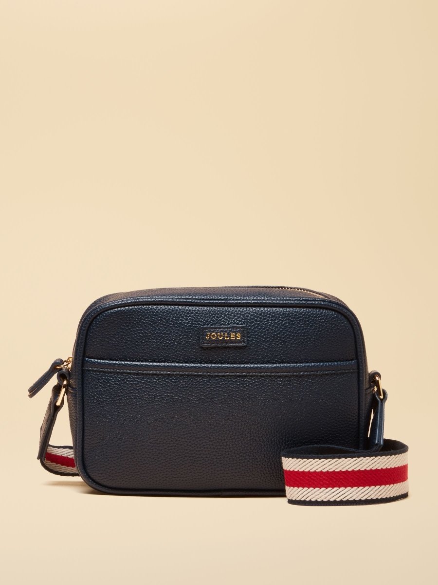 Trent Navy Cross Body Bag with Adjustable Thick Strap - RUTHERFORD & Co