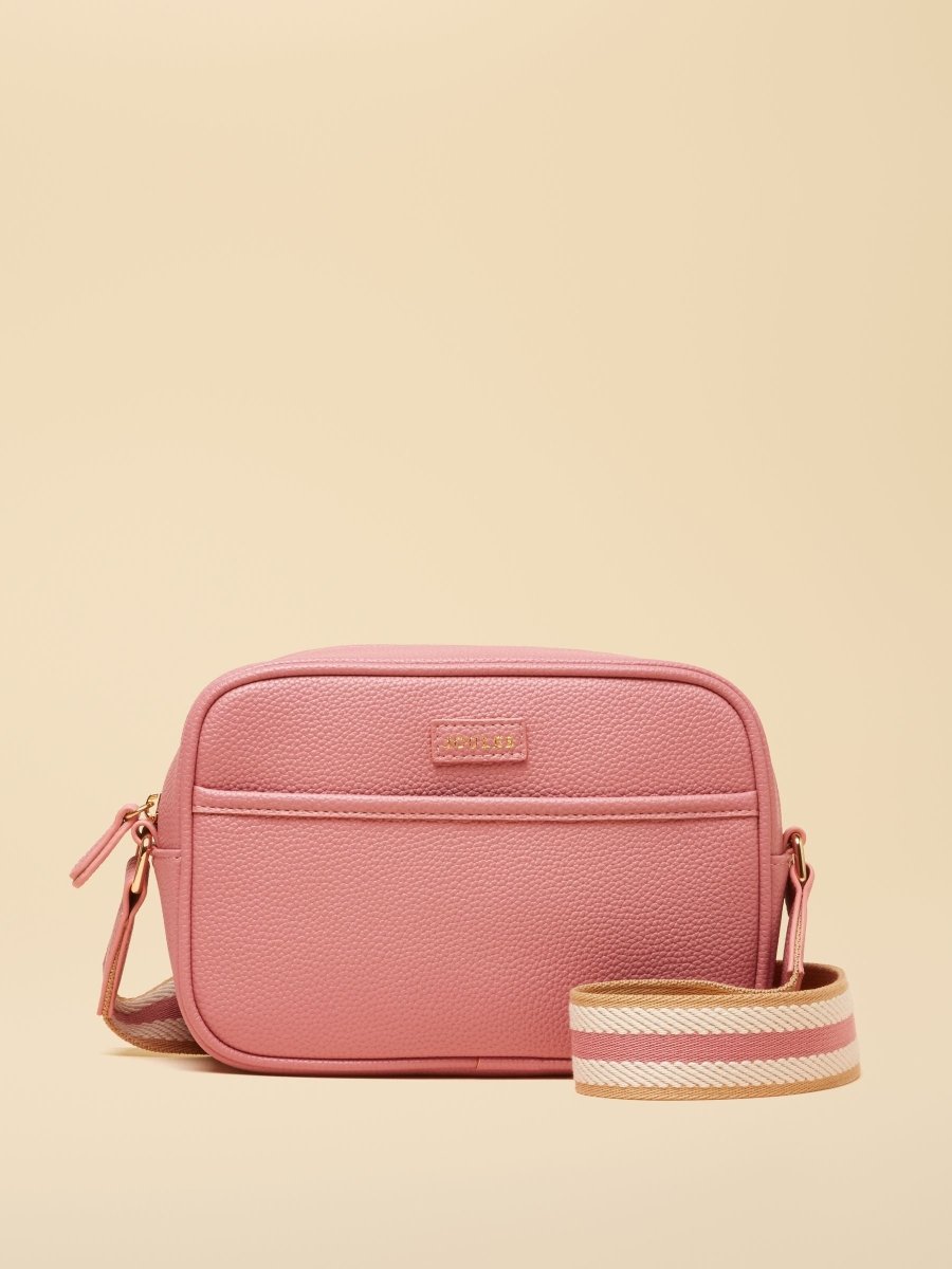 Trent Pink Cross Body Bag with Adjustable Thick Strap - RUTHERFORD & Co