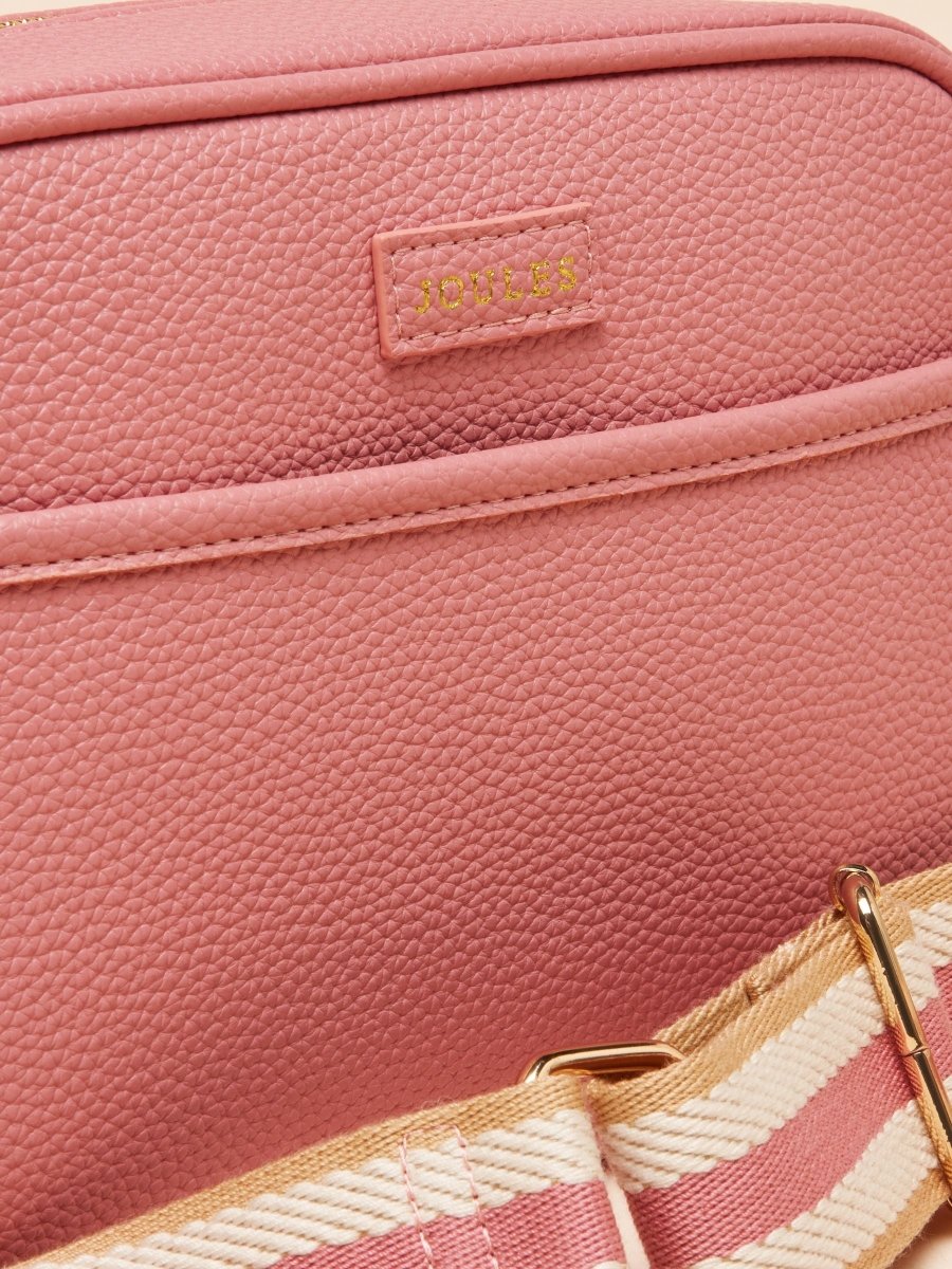 Trent Pink Cross Body Bag with Adjustable Thick Strap - RUTHERFORD & Co