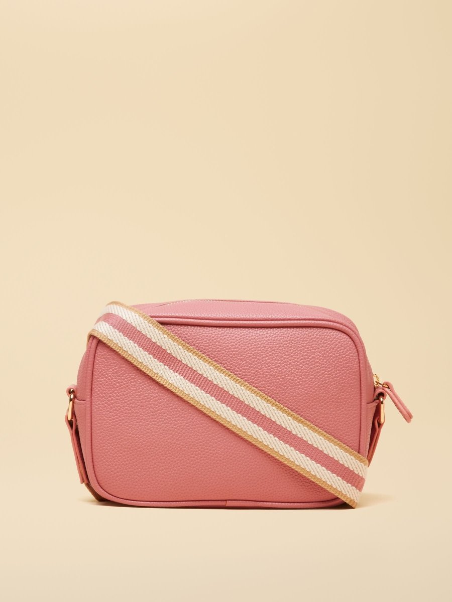 Trent Pink Cross Body Bag with Adjustable Thick Strap - RUTHERFORD & Co