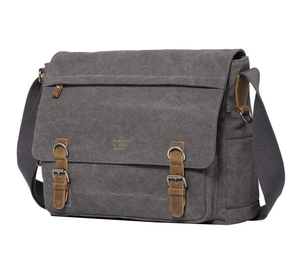 TRP0207 Troop London Classic Canvas Laptop Messenger Bag - RUTHERFORD & Co
