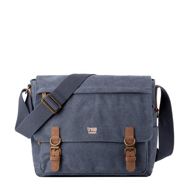 TRP0207 Troop London Classic Canvas Laptop Messenger Bag - RUTHERFORD & Co