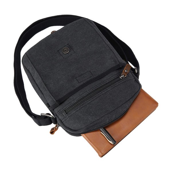 TRP0211 Troop London Classic Canvas Across Body Bag - RUTHERFORD & Co