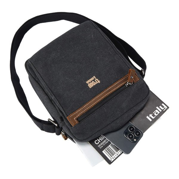 TRP0218 Troop London Classic Canvas Across Body Bag - RUTHERFORD & Co