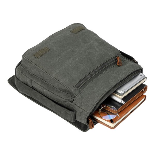 TRP0219 Troop London Classic Canvas Across Body Bag - RUTHERFORD & Co