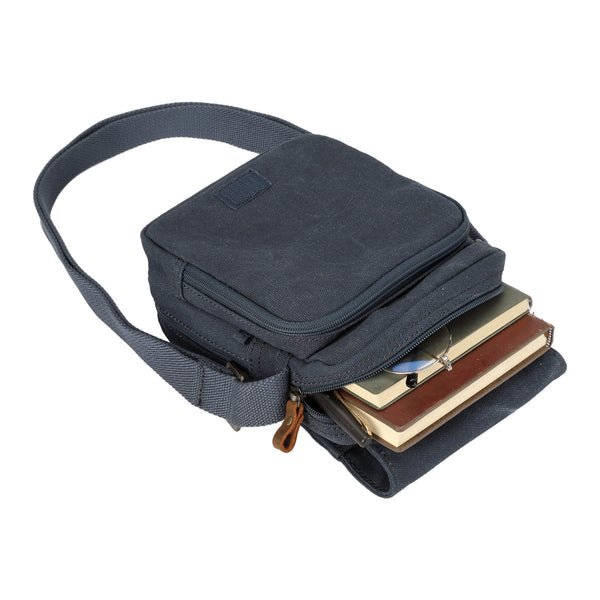 TRP0220 Troop London Classic Canvas Across Body Bag - RUTHERFORD & Co