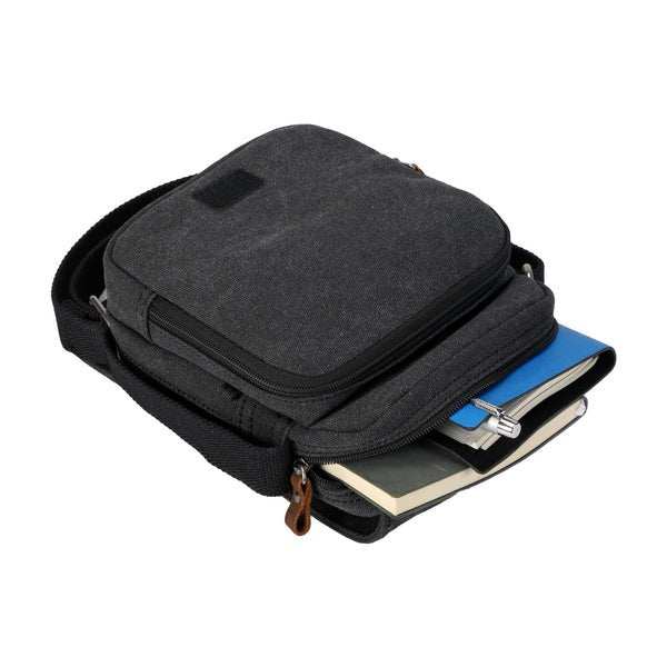 TRP0220 Troop London Classic Canvas Across Body Bag - RUTHERFORD & Co