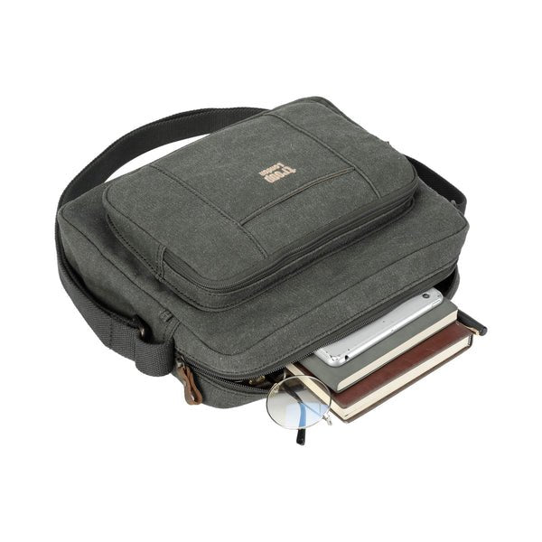 TRP0234 Troop London Classic Canvas Across Body Bag - RUTHERFORD & Co