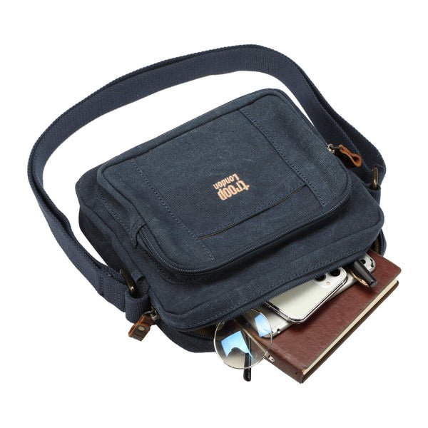 TRP0235 Troop London Classic Canvas Across Body Bag - RUTHERFORD & Co
