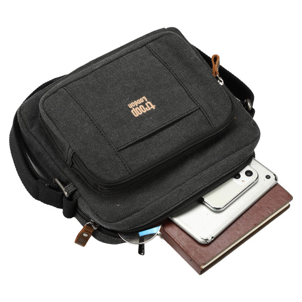 TRP0235 Troop London Classic Canvas Across Body Bag - RUTHERFORD & Co