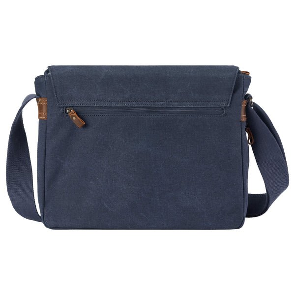 TRP0240 Troop London Classic Canvas Laptop Messenger Bag - 16.5 Diagonally - RUTHERFORD & Co