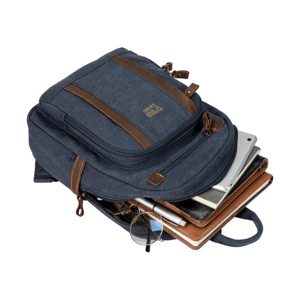 TRP0255 Troop London Classic Canvas Backpack - RUTHERFORD & Co