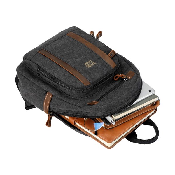 TRP0255 Troop London Classic Canvas Backpack - RUTHERFORD & Co