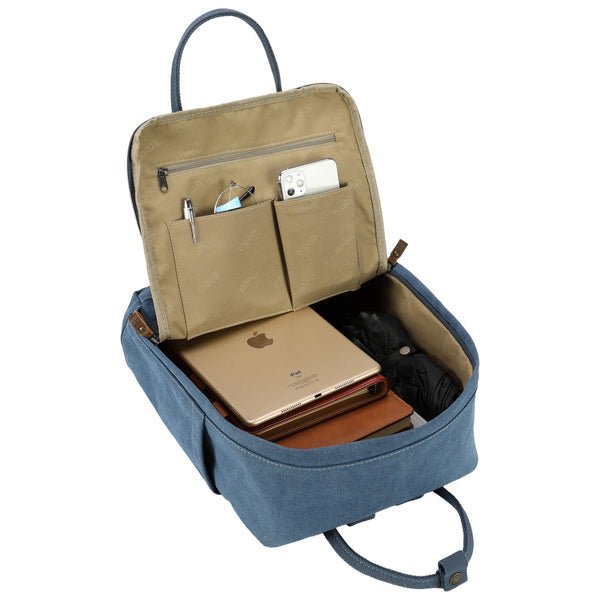 TRP0550 Troop London Classic Canvas Daypack, Backpack - Small - RUTHERFORD & Co