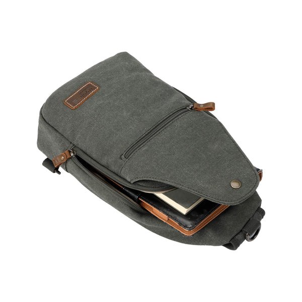 TRP0551 Troop London Classic Sling Bag, One Strap Backpack - RUTHERFORD & Co