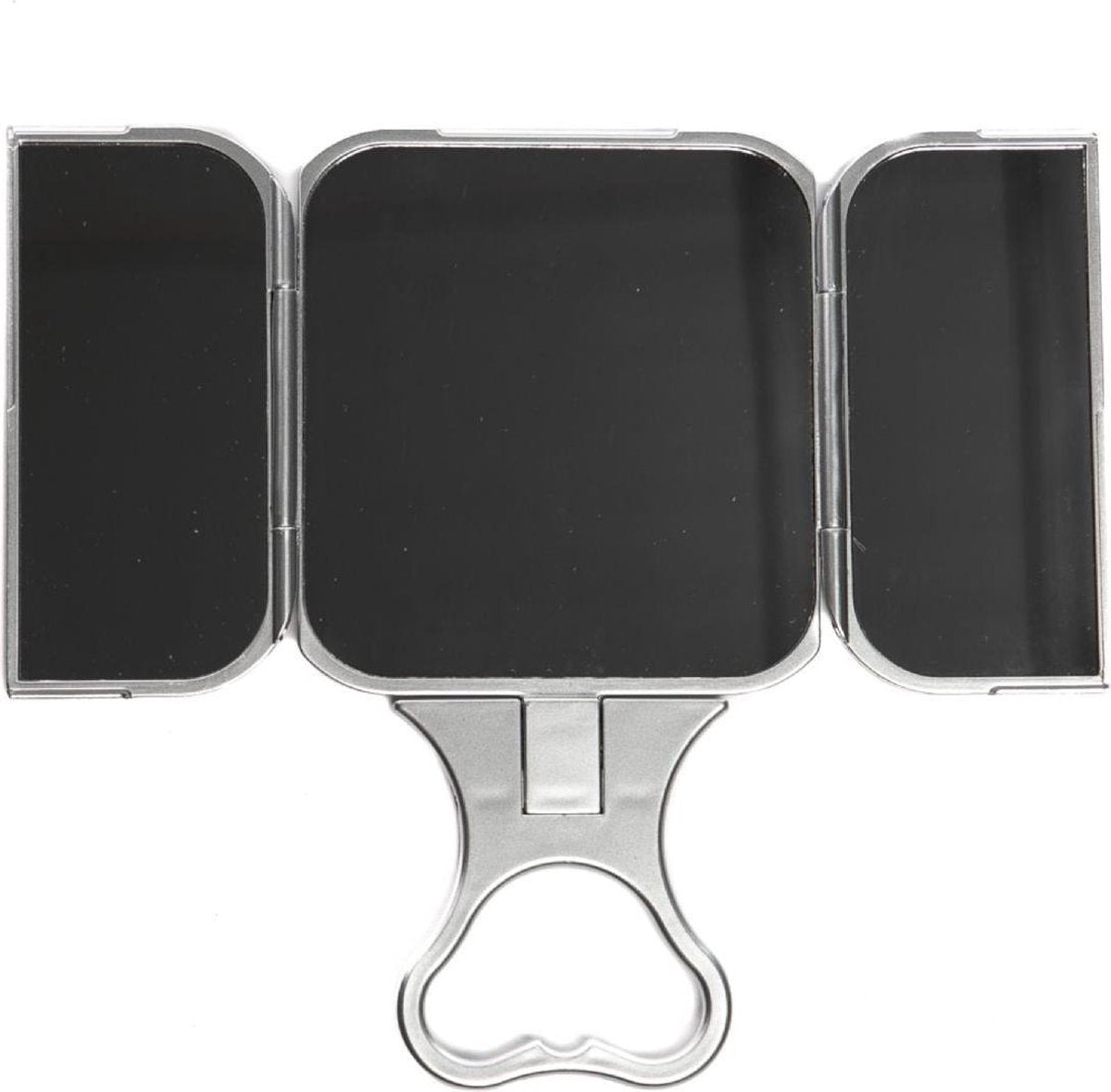 True Image - Folding Travel Mirror Silver - 23x12cm - RUTHERFORD & Co