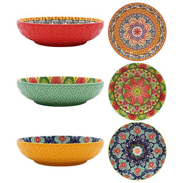 Tuscany Ceramic Deco Bowl Large - RUTHERFORD & Co