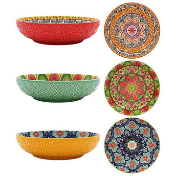 Tuscany Ceramic Deco Bowl Large - RUTHERFORD & Co