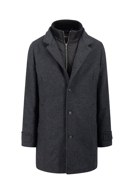 Tweed Wool Mix Coat - RUTHERFORD & Co