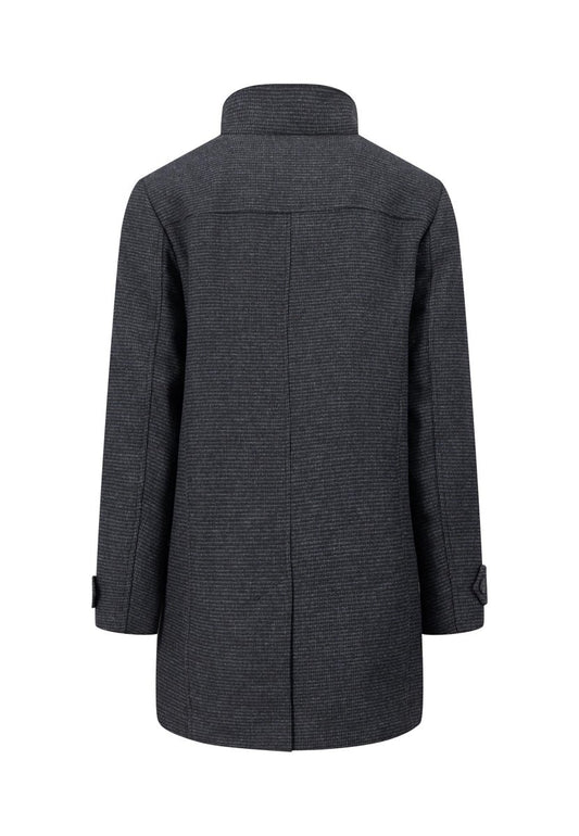 Tweed Wool Mix Coat - RUTHERFORD & Co