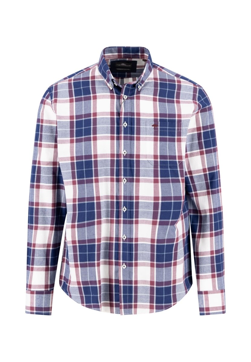 Twill Check, Button Down Shirt - RUTHERFORD & Co