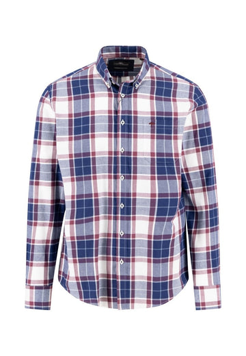 Twill Check, Button Down Shirt - RUTHERFORD & Co